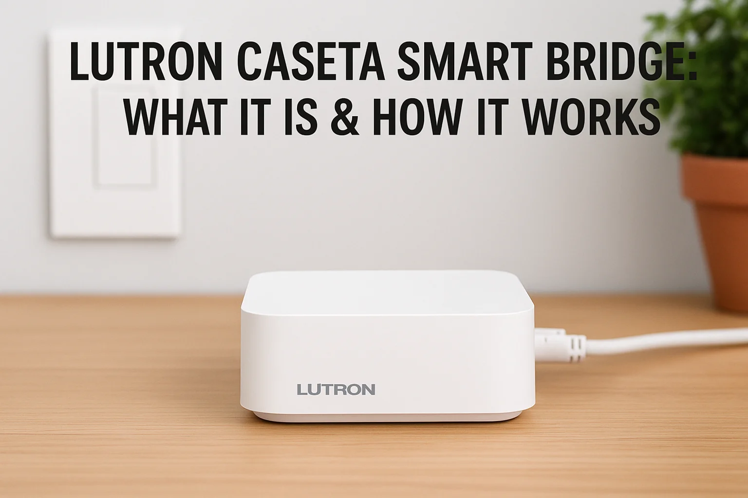 Lutron Caseta Smart Bridge: What It Is & How It Works