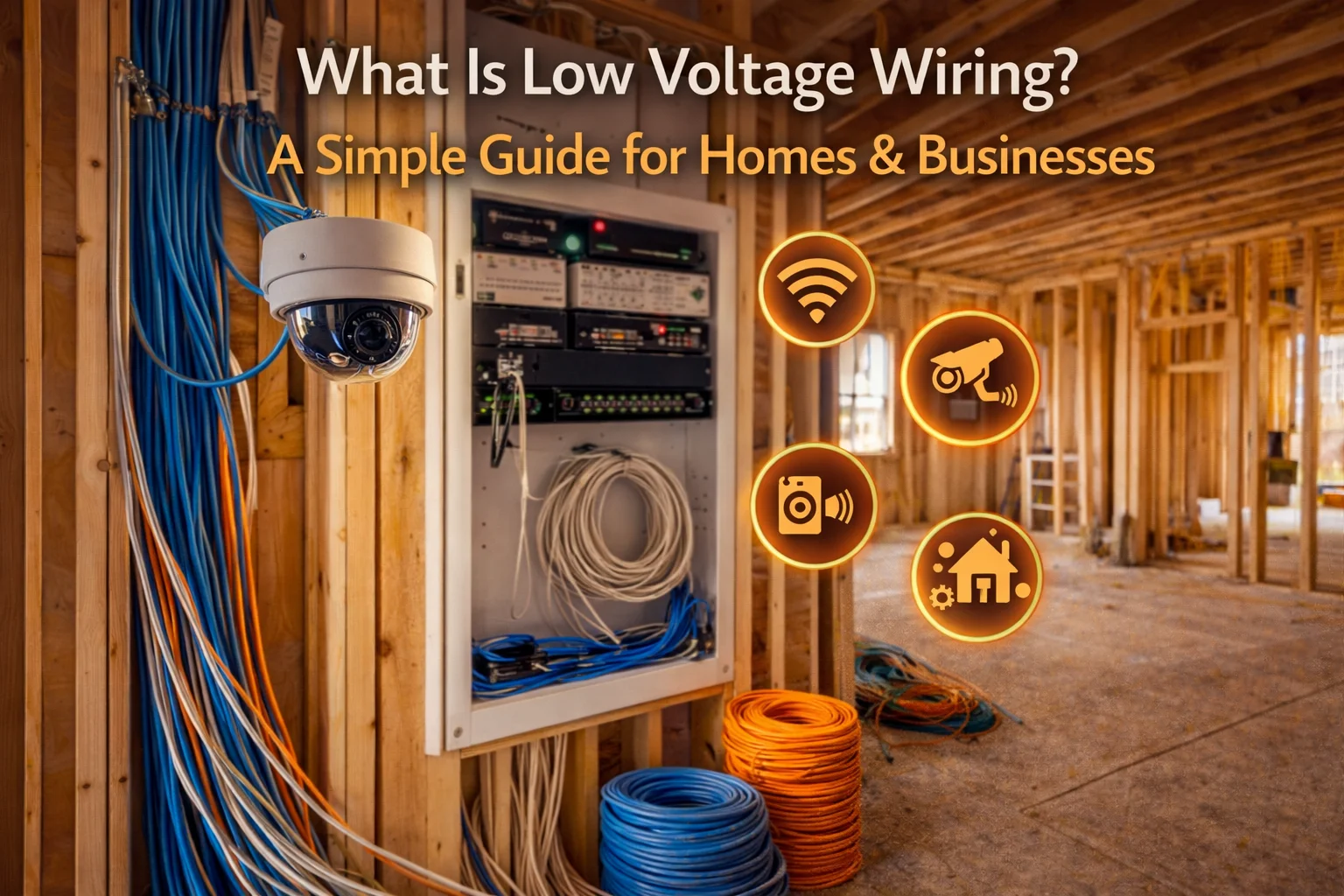 What Is Low Voltage Wiring? A Simple Guide for Homes & Businesses